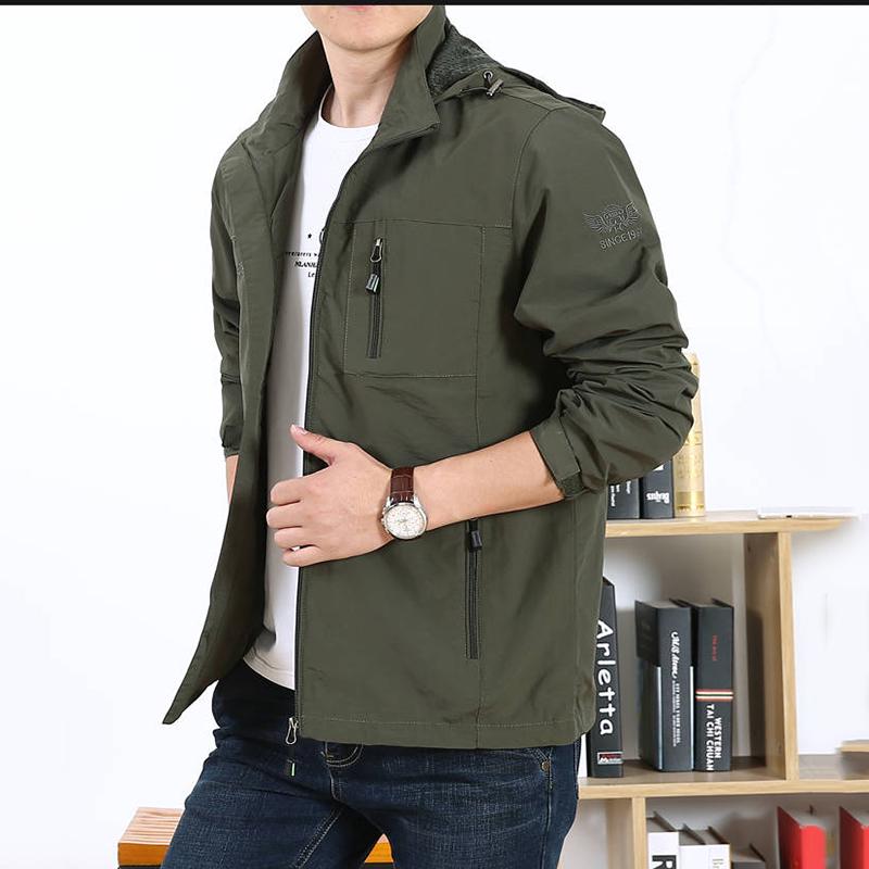 Men Jacket Autumn Fashion Coats Male Casual Baseball Bomber Jacket Mens Overcoat Plus Size M-4XL