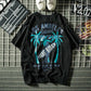 Summer T-shirt Men's Short Sleeve Loose Top Student Round Neck Printed Half Sleeve Men's T-shirt