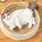 Grass Nest Bowl-shaped Cat Scratching Board Wear-resistant Cat Claw Cat Nest Woven Rattan Nest Willow Pet Toy Supplies