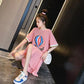 Balloon Ruffle Women's Summer Dress Short Sleeve Round Neck Printing  Daily Wear Office Dating Party