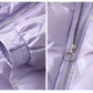Girls' Warm Down Jacket Thick and Windproof Mid-length Coat Korean Style Over-the-knee Winter Coat