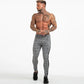 Fashion Men's Plaid Pants Casual Sports Pants Youth Stretch Slim Trend All-match Small Feet Long Pants