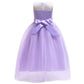 Girls' Fluffy Dresses Christmas Evening Dresses, Children's Long Skirts, European and American Style Children's Skirts