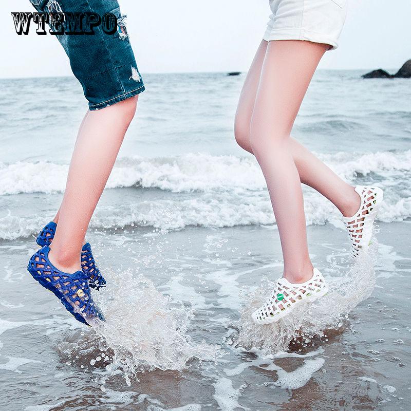 Pair of Shoes Unisex Breathable Mesh Sports Leisure Beach Shoes Sandals Non-slip