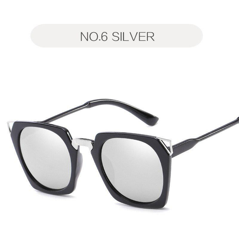 Cat Eye Sunglasses Women Fashion Retro Rectangle Sun Glasses Female Brand Design Black Pink Glasses
