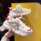 Dad Sneakers Female Ins Tide Spring 2020 Korean Version of The Students Thick Wild White Shoes