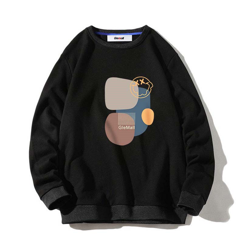 Autumn Round Collar Sweater Men's Loose Casual Pullover