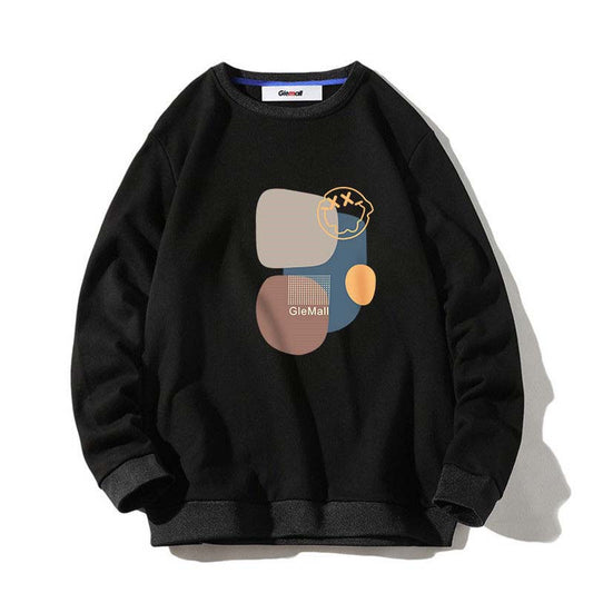 Autumn Round Collar Sweater Men's Loose Casual Pullover