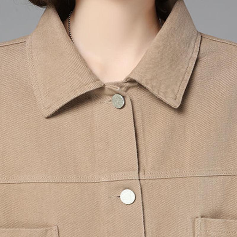 Denim Jacket Girls Korean Style Loose Autumn Clothes Embroidery Loose Denim Jacket Women