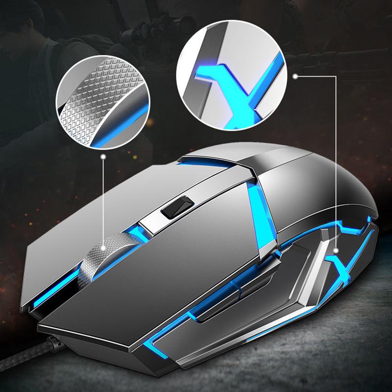 Gaming Mouse Wired Computer Game Eating Chicken Mechanical Macro Mute Notebook Desktop Game Office Dedicated Mouse