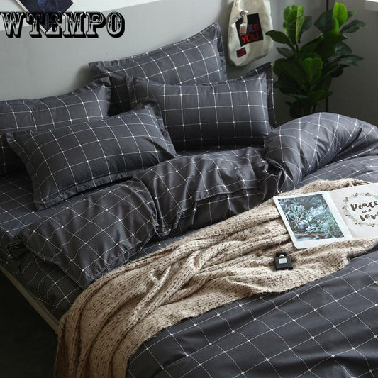 Duvet Cover Set Luxury Egyptian Cotton Bedlinens Queen Size Bedding Set Bedsheet Bedspread