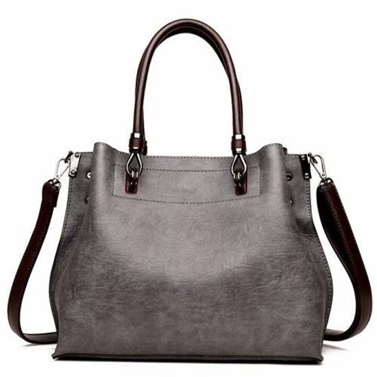 Kangaroo Soft Leather Handbags Winter Mother Handbag Large Capacity Multi-layer Fashion Shoulder Bag