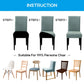 1/2/4/6pcs Dining Chair Cover Jacquard Spandex Slipcover Protector Case Stretch for Kitchen Chair Seat Hotel Banquet Elastic