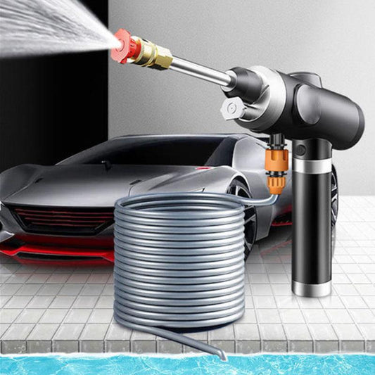 380W High Pressure Water Gun Wired Car Wash Machine Electric Car Wash Tool with Cigarette Lighter Head