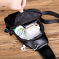 Chest Bag Men Black Multi-pocket Headphone Hole Messenger Bag Outdoor Sports Fitness Shoulder Bag