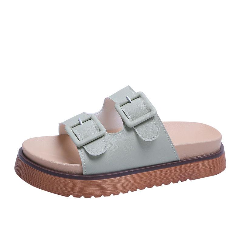 Slippers Women’s Summer Wear Fashion Casual Slippers Beach Flat Non-slip Soft-soled Slippers Lightweight Thick-soled