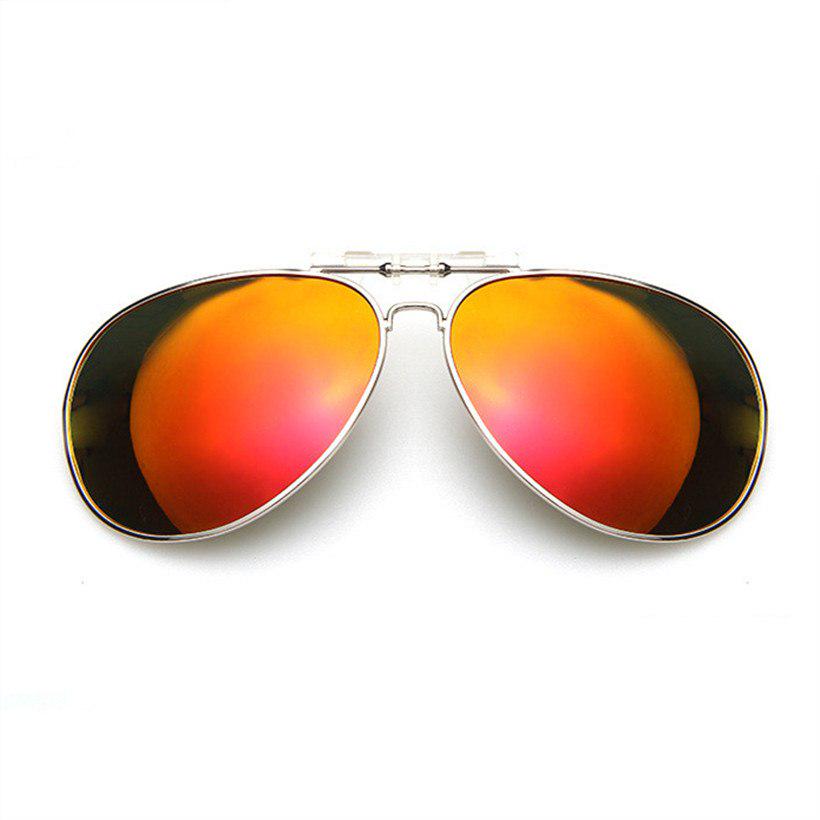 Polarized Clip on Sunglasses Men Women Pilot Sun Glasses Clip Myopia Night Driving Male Eyeglasses B