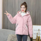 Women's Short Cotton-padded Jacket Loose Hooded Thick Printed Down Quilted Jacket Winter Jacket