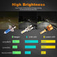 Car Led Headlights Super Bright H7 H1 H4 H8 H9 H11 Bulb Far and Near Light 9005 9006 9012 Free Modification White Strong Light Laser Car Light 12V