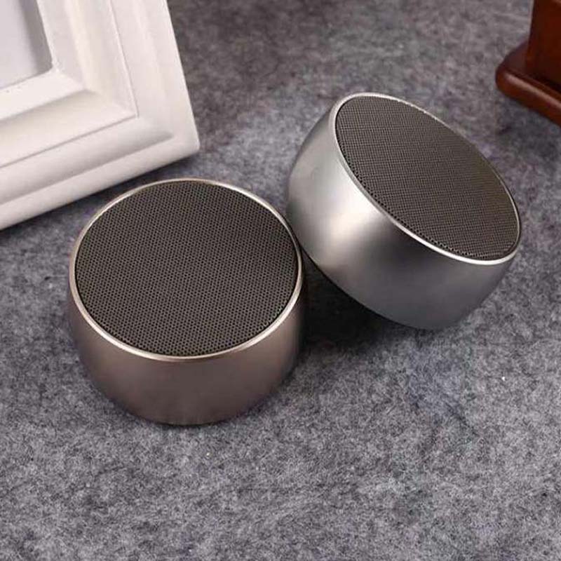 Wireless Bluetooth Metal Speaker Phone Mini Portable High Volume Small Audio Card Subwoofer