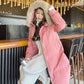 Down Jacket Ladies Winter Mid-length 90 White Duck Down Korean Thickened Net Red Jacket