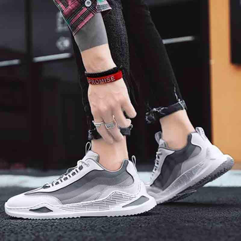 Plus Size 39-44 Men Sneakers Low-top Running Basketball Shoes Outdoor Non-slip Sports Shoes Shockproof Shoes