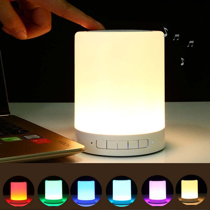 Colorful Lights At Night Wireless Mobile Phone Bluetooth Speaker Computer Card Home Creative Portable Small Stereo