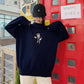 Pofulove Autumn Winter Round Neck Hedging Cartoon Embroidery Sweater Female Loose Knitted Jacket