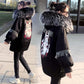 Net Celebrity Women's Down Jacket Mid-length Style Understands Winter Fashion Tide Brand Parka Coat