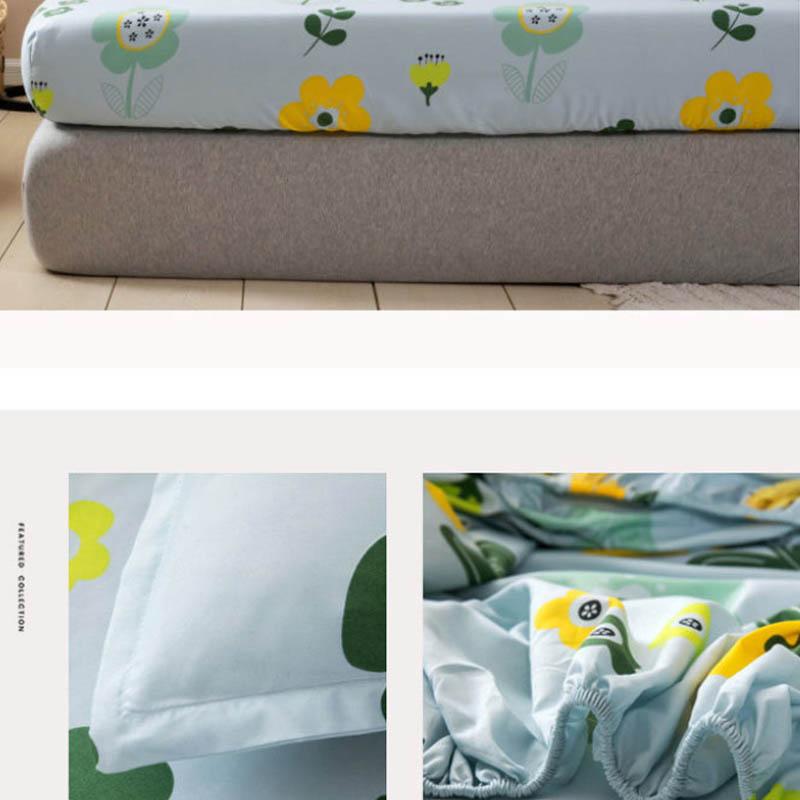Four-piece Bed Sheet Set Simmons Bedspread Non-slip Duvet Cover Bed Sheet Pillowcase 1.5m 1.8m Bed Home Bed Set