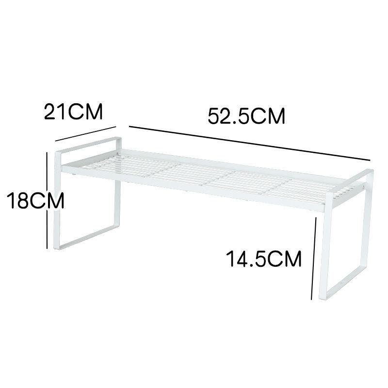 Kitchen Cabinet Layered Rack Desktop Storage Rack Storage Cabinet Inner Compartment Divider Single-layer Double-layer Pot Rack Kitchen Supplies