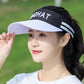 Women's Summer Sun Protective Hat Sunscreen Hat Outdoor Sports Topless Sun Hat Casual Running Peaked Cap Empty Top Hat