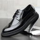 Leather Shoes Men's Business Suits Men's Leather Shoes Leather Breathable British Style Leather Shoes