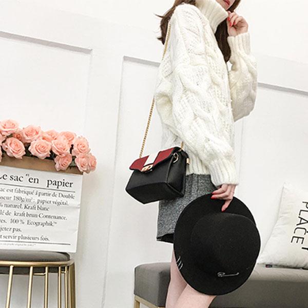 Thick Sweater Women Winter Loose Turtleneck  Pullover Twist Knit Sweater Sweater Top