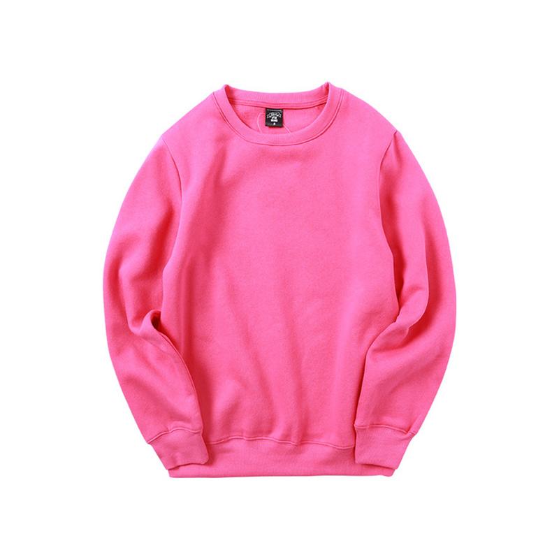 Sisters Outfit Color Plus Size Loose Round Neck Sweater Unisex Class Clothes Couple Candy Color Long Sleeve Pullover Sweatshirt Girlfriends Outfit