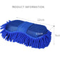 Chenille Sponge Wipe Large Car Wash Sponge Block Super Decontamination Wipe Car Gloves Car Cleaning Tools Car Supplies