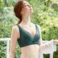Female Thin Section Large Size No Steel Ring Anti-sagging Close-up Breast Beauty Vest Bra Gathers Big Breasts and Shows Small Adjustment Type Top Bra