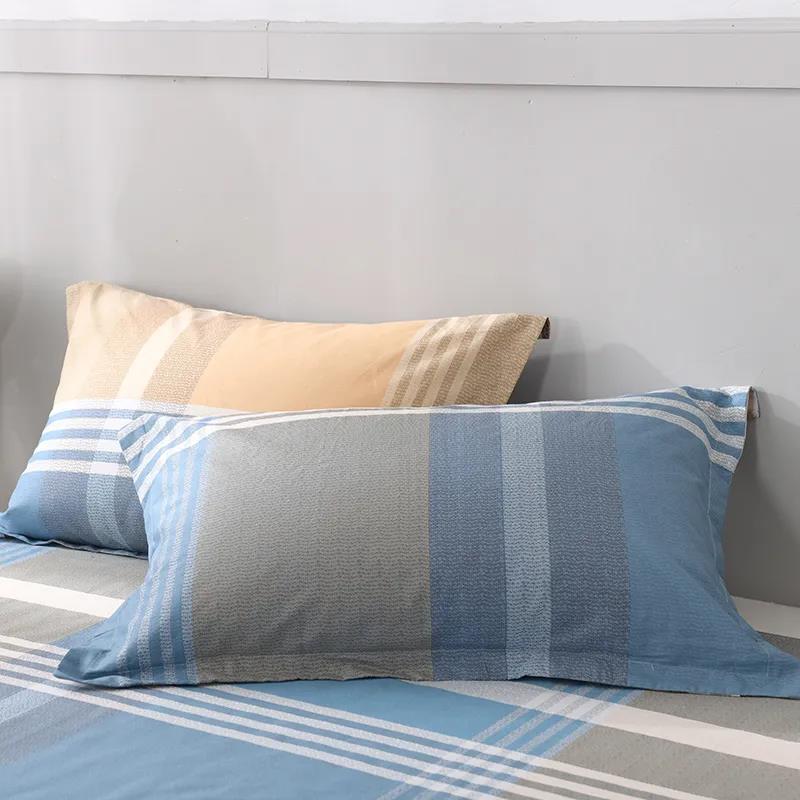 100% Cotton Pillow Case A Pair of Double Bed Bedding Pillow Case 48*74cm Pastoral Style