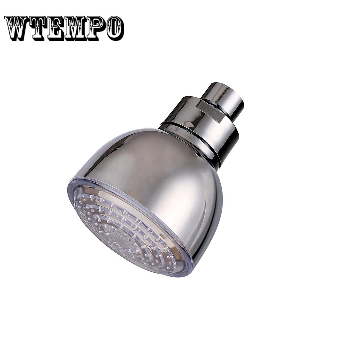 Brand Shower Head Fashion LED Square Shower Ultra Bright Temperature Control Three Shower