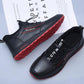 Men's Sports Shoes Warm Casual Shoes PU Waterproof Sports Running Shoes