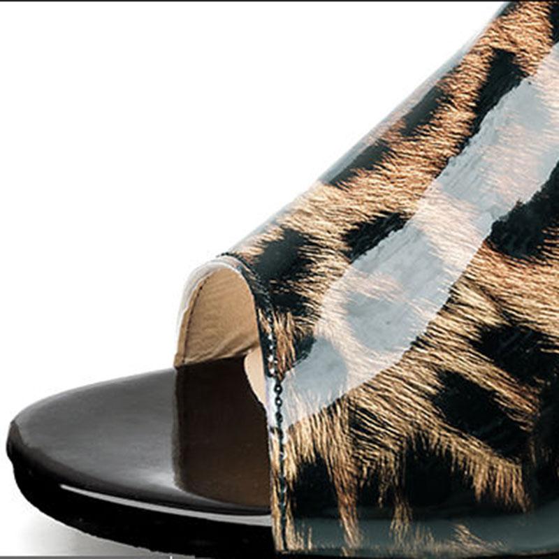 Women's Summer Mid-heel Non-slip Slippers Thick Heel Outer Sandals