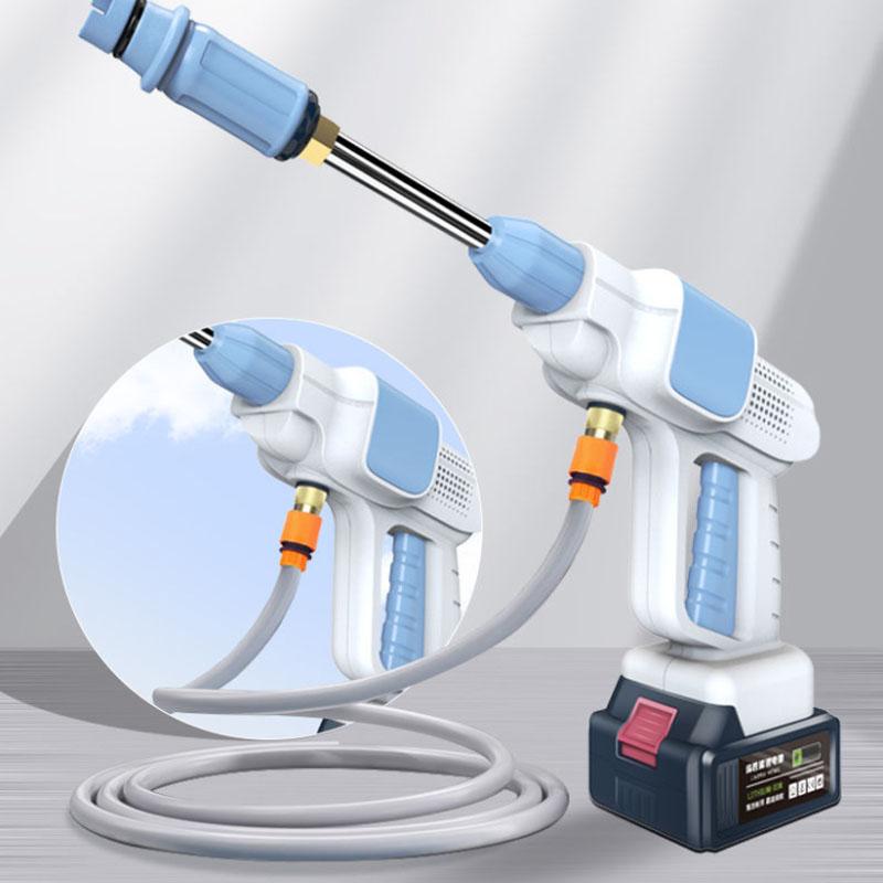 138VF Luxury High Pressure Water Gun Set Wireless Garden Spraying Machine Car Washer Cleaning Artifact with Tool Box