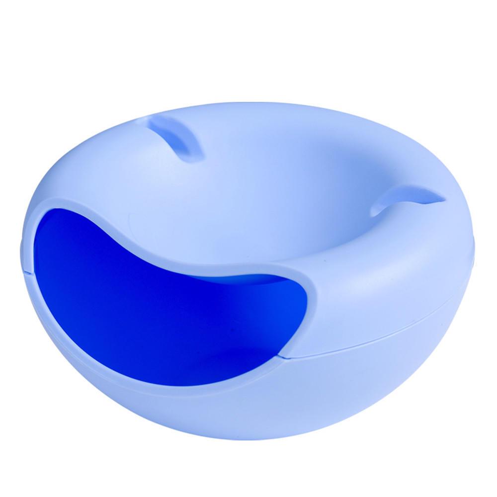 Creative Double-layer Lazy Fruit Plate Nibbling Melon Seed Plate Lazy Artifact Multi-functional Mobile Phone Bracket