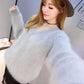 High Quality Fashion Women's Sweater Winter Loose Lazy Pullover Thick Base Sweater Waterproof Mink Velvet Women's Coat