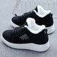 Cotton Shoes Women Plus Cashmere Sports Winter Korean Students Warm Big Cotton All-match Board Shoes Casual Winter Shoes