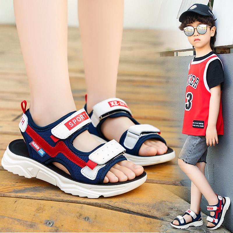 Children's Sandals Open-toed Soft-soled Non-slip Beach Shoes Large Children's Student Shoes Boys Children's Shoes Summer