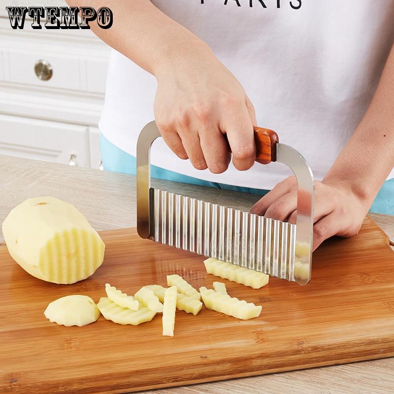 Kitchen Wave Knife Potato Knife Cutting Strip Wave Cutting French Fries Corrugated Knife