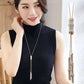 Women's Sweater Necklace Pendant Necklace Diamond Bamboo Necklace Long Clothes Decorative Chain Personalized Ornaments Mom Daughter Gifts Jewelry