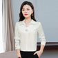 Long-sleeved Shirts Are Thin and Temperament Bottoming Shirt Women's Self-cultivation Cover Belly High-end Shirt Women's Work Clothes