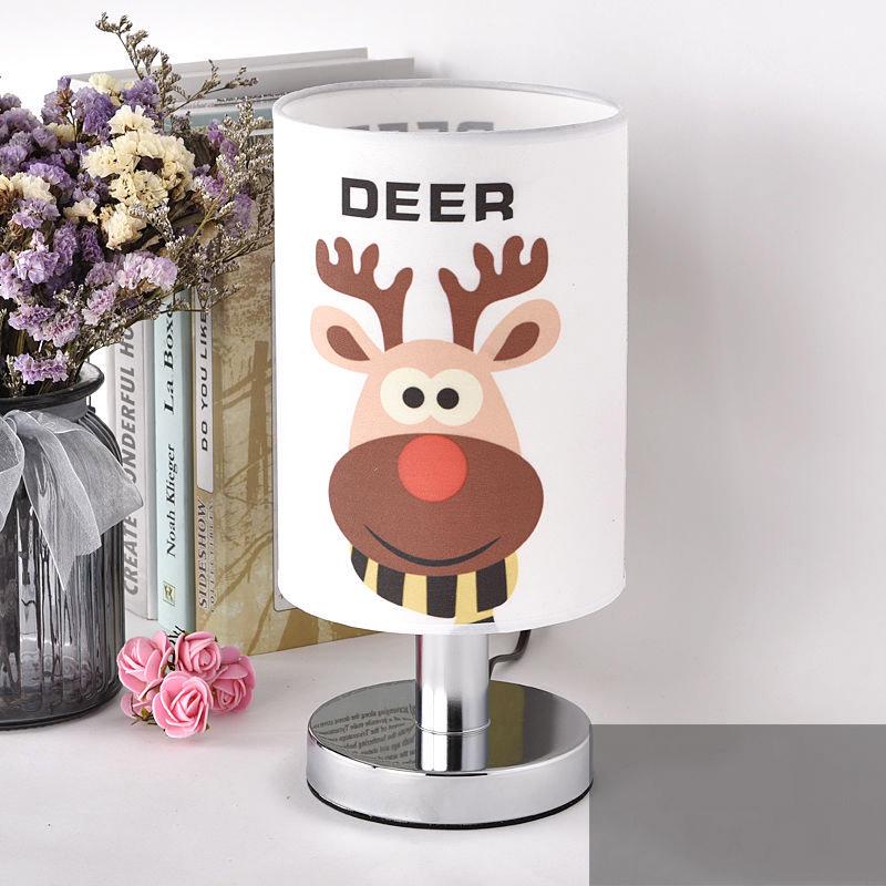 Fabric Bedside Lamp Bedroom Light Decoration Light Abajur Modern Bedroom Decoration Lamp